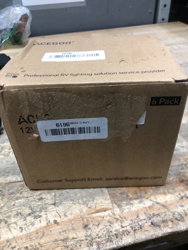 Photo 1 of acegoo 12V LED Ceiling Dome Light, RV Interior Puck Light, 12 Volt Overhead Panel Light for Motorhome Travel Trailer Camper Van Boat, CRI 90+ Surface Mount DC 12V 6-Pack (5000K Cool White)