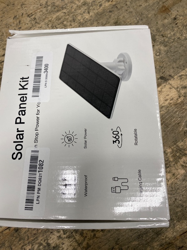 Photo 1 of Solar Panel Charger Compatible with Ring Video Doorbell 3/3+/4, Battery Video Doorbell Plus, 13ft Waterproof Charging Cable, 360°Adjustable Mount,5W 5V, 7.5 * 6.4"