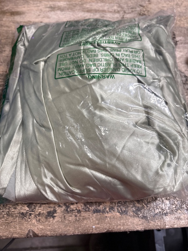 Photo 1 of (USED/FAIR) (SIZE UNKNOWN- NO TAG) Stylefun Sage Square Neck Pleated Bridesmaid Dresses 2025 for Women Satin A Line Long Ball Gown with Slit Bridesmaid Dresses with Pockets, size: 4
