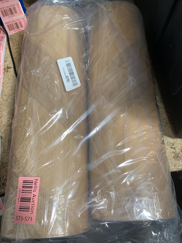 Photo 1 of 2 Rolls Cover 52 Sq.Ft Peel and Stick Floor Tile Roll 15.7” x 236”, Self Adhesive Vinyl Flooring Wood Grain Linoleum Flooring Tile DIY for Kitchen, Bathroom, Living Room, Light Brown Herringbone