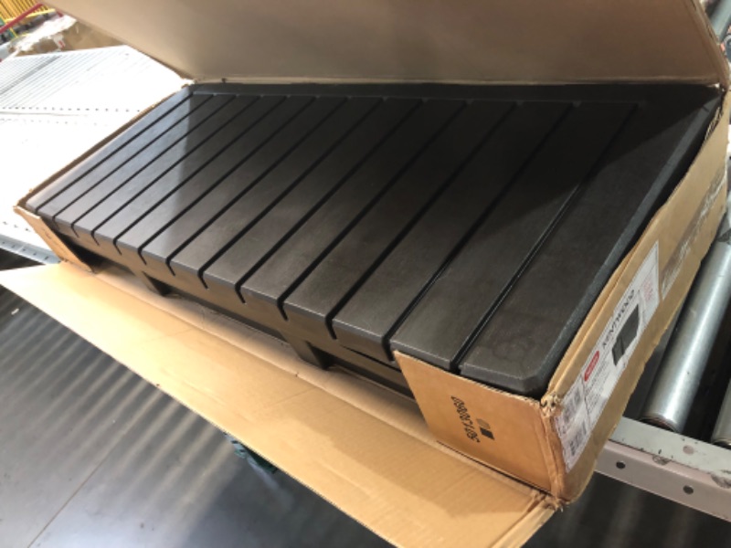 Photo 1 of ***USED - INCOMPLETE - MISSING A SIDE OF THE BOX***
Keter Kentwood 92 Gallon Resin Deck Box-Organization and Storage for Patio Furniture Outdoor Cushions, Throw Pillows, Garden Tools and Pool Floats, Brown