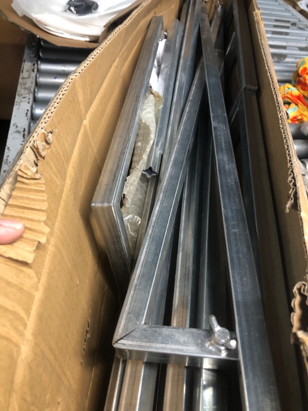 Photo 1 of (used)(damaged)(sold for parts) Gdrasuya10 10x20FT Backdrop Stand,Pipe and Drape Backdrop Stand for Parties,Pipe Kit Curtain Frame,Curtain Frame Stand