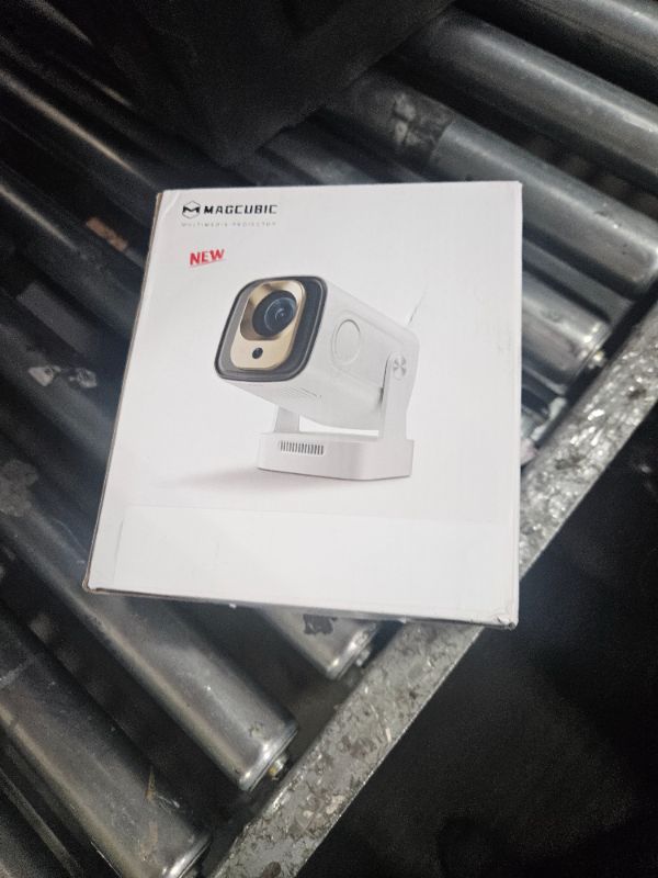 Photo 1 of ?Auto Focus&1080P?Magcubic Mini Smart Projector with 4K Support, Portable Projector with Wifi and Bluetooth, 5W Speaker, Built in Apps, Voice Control, Outdoor Movie Projector