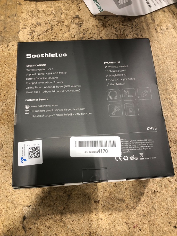 Photo 1 of (Upgraded Version) Wireless Headset, Bluetooth Headset with Noise Cancelling Microphone, Best Headphones with Mic Mute & USB Dongle for PC/Computer/Laptop/Cell Phones/Remote Work/Call Center
