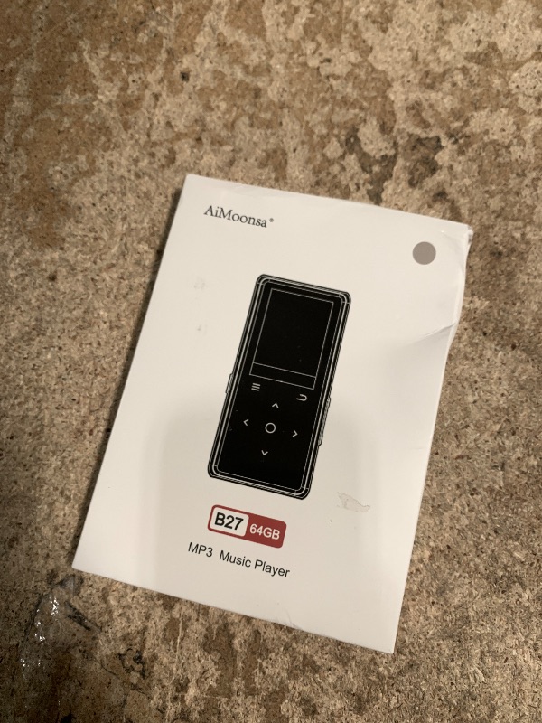 Photo 1 of 64GB MP3 Player with Bluetooth 5.2, AiMoonsa Music Player with Built-in HD Speaker, FM Radio, Voice Recorder, HiFi Sound, E-Book, Earphones Included