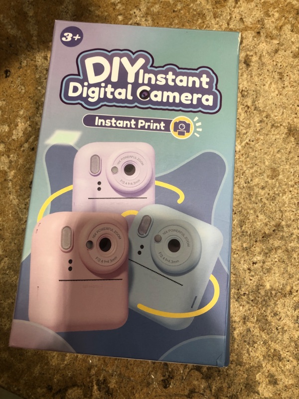 Photo 1 of **MISSING PARTS/PIECES** JOYJAM Kids Camera Instant Print, Upgrade Dual-Lens Selfie Digital Camera for Kids, HD 1080P, Christmas Birthday Gifts Toys for Girls Age 3-12, Toddler Portable Toy with SD Card 3 Rolls Print Paper