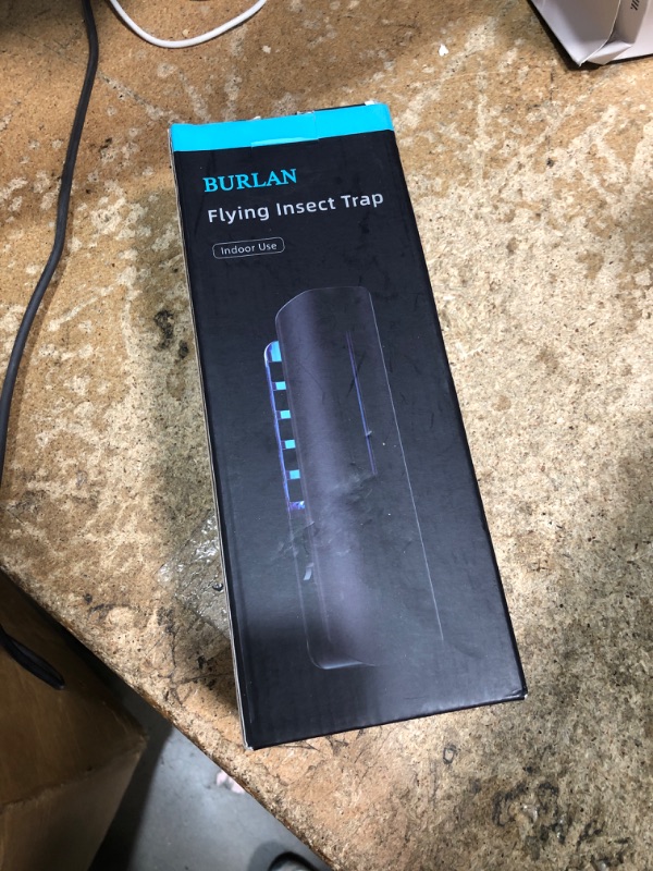 Photo 1 of **FOR PARTS** Flying Insect Trap Plug in Mosquito Bug Zapper Indoor Gnat Moth Catcher with 9W Night UV Light, 10 Sticky Glue Board Refills for Home Office