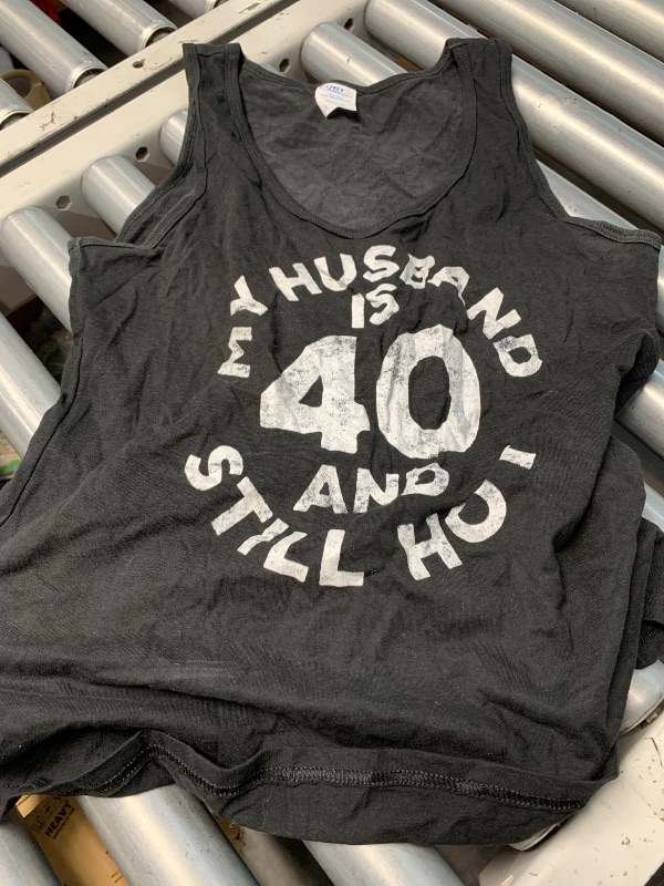 Photo 1 of (used)(small) Womens My Husband Is 40 And Still Hot T-Shirt 40th Birthday Shirt Tank Top