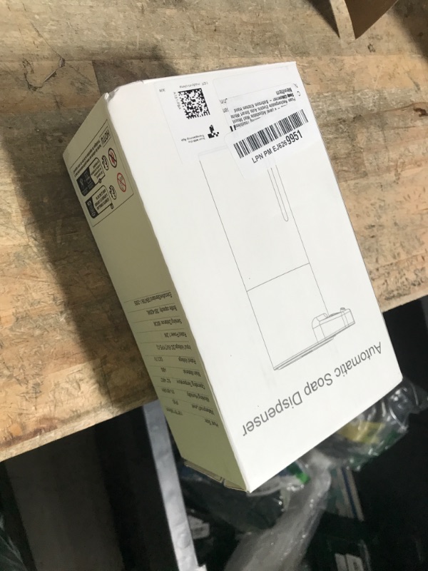 Photo 1 of Automatic Soap Dispenser Foaming Touchless: 14oz Plastic - 4 Level Adjustable Wall Mount Foam Rechargeable Electric Auto Smart White Soap Dispenser - Bathroom Kitchen Hand Dish Lotion
