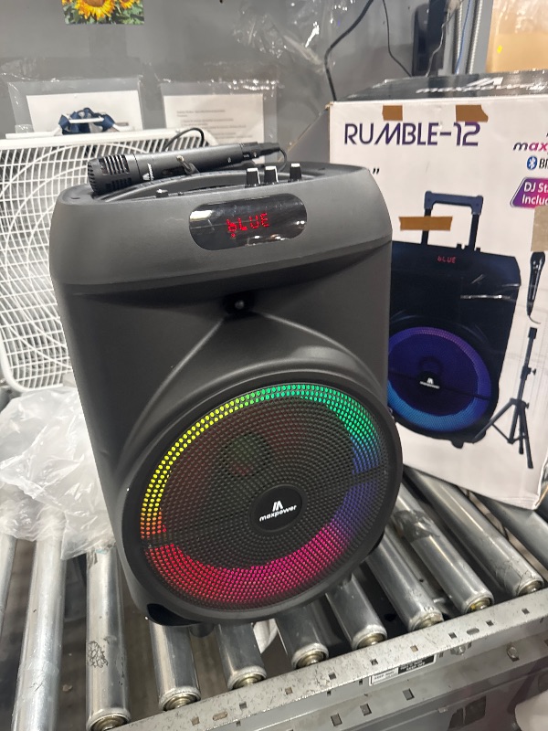 Photo 1 of *POWERS ON**RUMBLE-12" WOOFER MAXPOWER SPEAKER 