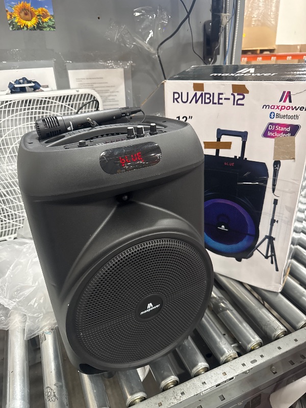 Photo 1 of *POWERS ON**RUMBLE-12" WOOFER MAXPOWER SPEAKER 