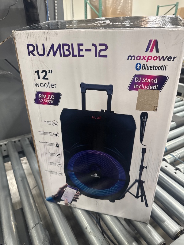 Photo 1 of *NEEDS CHARGE UNABLE TO TEST**RUMBLE 12” MAXPOWER 