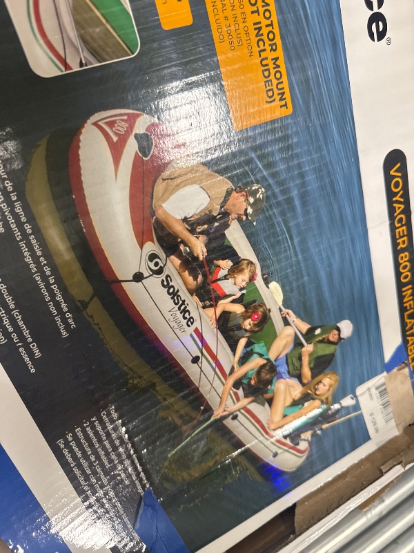 Photo 1 of *UNKNOWN OF ANY MAJOR DAMAGES* SOLSTICE INFLATABLE BOAT 11’ x 4’6” 