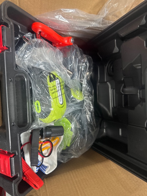Photo 1 of (incompleted accesories) ActDoer Electric Car Jack Kit 5Ton 12V Hydraulic (Lifting Range: 6.1-20.86 inch) with Impact Wrench & Inflator for SUV, MPV with LCD & Tire Pressure Display