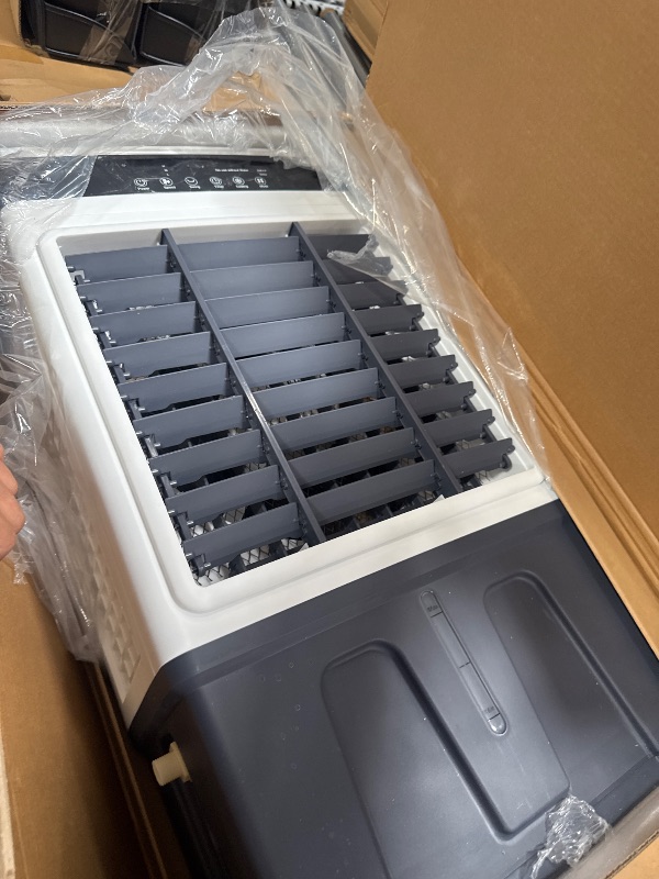 Photo 1 of *POWERS ON**\Swamp Cooler Air Conditioner with Dry Burn Protection, 4-in-1 Evaporative Air Cooler with 7-Gal Water Tank, 4 Modes, 3 Speeds, Remote, 12H Timer, Portable Windowless AC for Bedroom Home Office