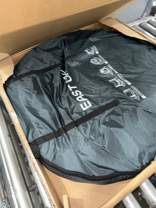 Photo 1 of ***INCOMPLETE - MISSING HARDWARE AND POLES - SEE PICTURES***
EAST OAK Screen House Tent Pop-Up, Portable Screen Room Canopy Instant Screen Tent 10 x 10 FT with Carry Bag for Patio, Backyard, Deck & Outdoor Activities, Beige