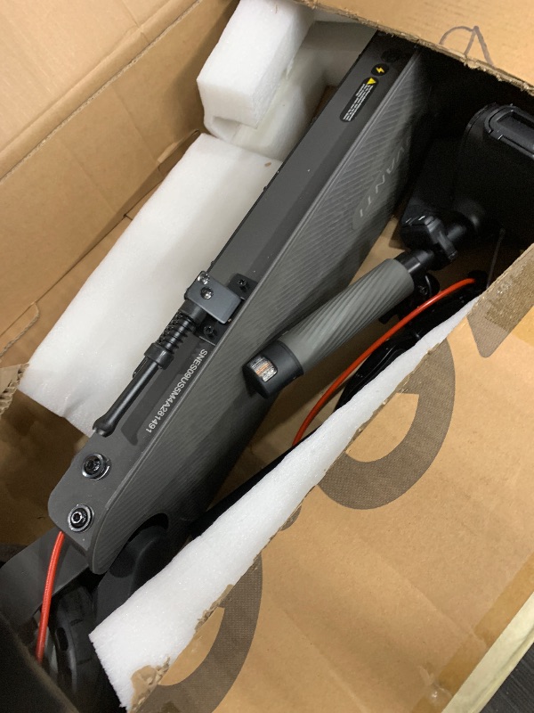 Photo 1 of INVANTI E30 Electric Scooter with Smart APP, 19.9 Miles Range & 18 MPH, 350W Motor, 8.5" Solid Tires, Rear Suspension and Turn Signals, Foldable Electric Scooter for Adults and Teens