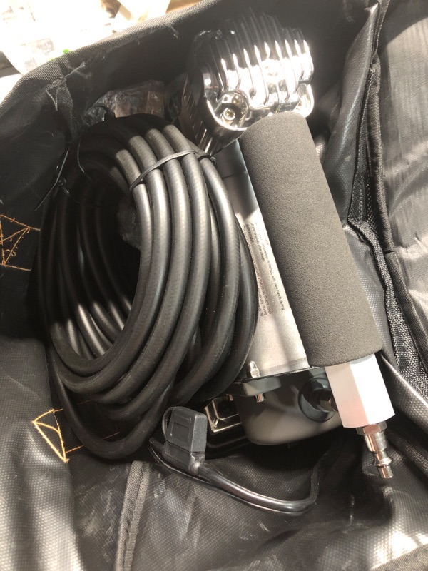 Photo 1 of (PARTS) (NOT A COMPLETE SET) VIAIR 88P - 00088 Tire Inflator Portable On/Offroad Air Compressor for Car, Truck, SUV & RV | 12V Heavy Duty Pump 120 PSI, Alligator Clip, Twist Chuck
