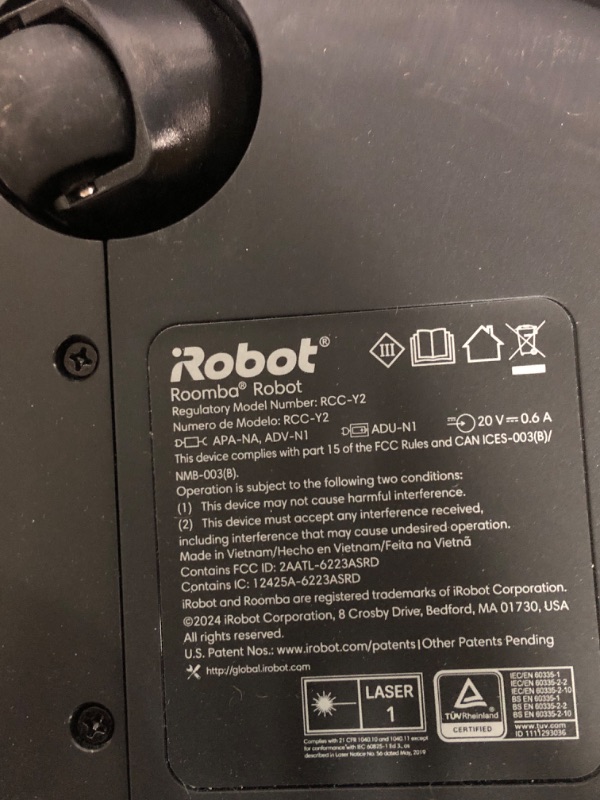 Photo 1 of *****************ONLY FOR PARTS*****iRobot Roomba Plus 504 Vac Robot Vacuum with AutoEmpty Dock - Amazon Exclusive, Superior Power-Lifting Suction, Advanced AI Navigation, Anti-Tangle, Self-Empties for 75 Days, Avoids Obstacles, LiDAR