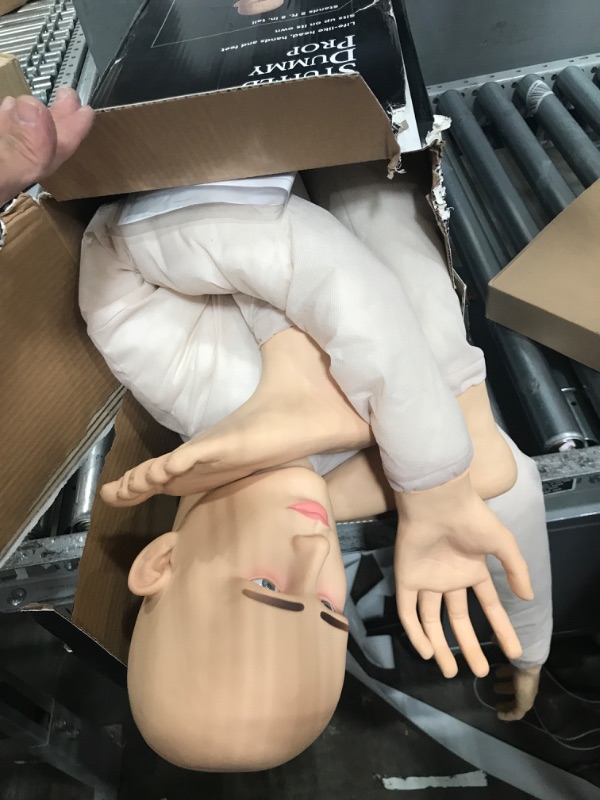 Photo 1 of Spirit Halloween Stuffed Dummy Prop | Halloween Décor | Horror Décor | 5 Feet Tall | Funny Decoration | Halloween Accessory