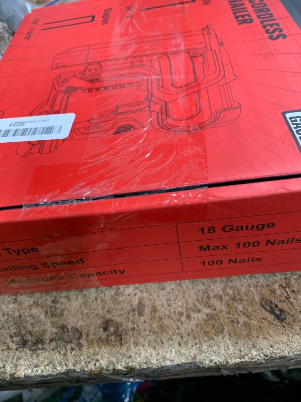 Photo 1 of Cordless 2" Brad Nailer For Milwaukee Battery(No Battery), 2-in-1 Electric Nail Gun/Staple Gun, 18 Gauge Nail Gun Battery Powered with 1000 Nails for Wood Carpentry, Adjustable Depth, 2 Modes