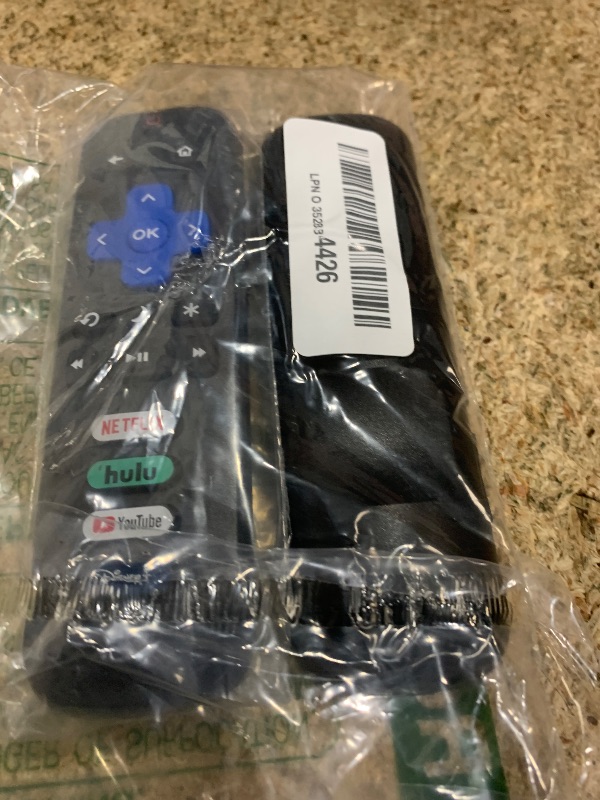 Photo 1 of (Pack of 2) Replacement-Remote-Control for Roku-TV,Compatible for TCL Roku/Hisense Roku/Onn Roku/Philips Roku Smart TVs(Not for Roku Stick and Box)