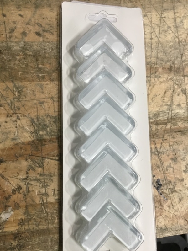 Photo 1 of 8 Pack Corner Protector for Baby, Clear Furniture Corner Guard & Edge Safety Bumpers for Table Edges & Sharp Corners - Baby Proofing (L Shape)