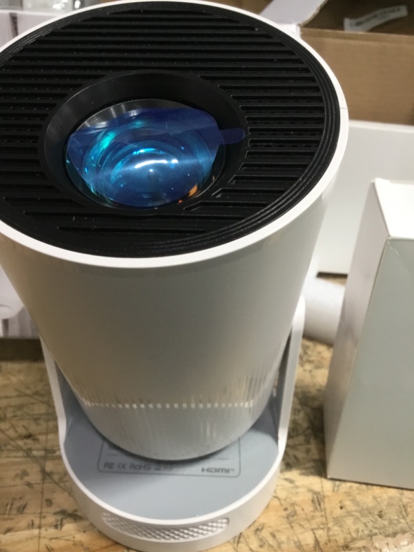 Photo 1 of ?Electric Focus?Magcubic Mini Projector 4K Support, Portable Projector with WiFi 6 and Bluetooth 5.4, Smart Proyector, 5W Soundbase Speaker, 180° Rotation for Home Theater HY300 Ultra