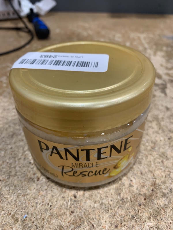 Photo 1 of Pantene Miracle Rescue Hair Mask, Intensive Bond Repair with Melting Pro-V Pearls, Melts Away Damage, Builds Bonds, Strengthens Against Damage, Deep Conditioning for Dry Damaged Hair, 10.1 fl oz