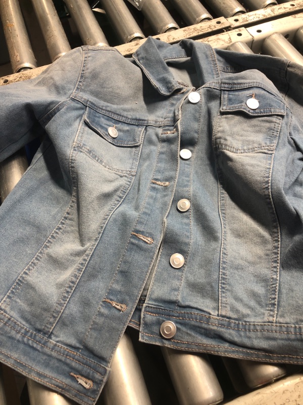 Photo 1 of  Womens Original Trucker (Also Available In Plus) Denim Jacket, Jeanie, Medium US