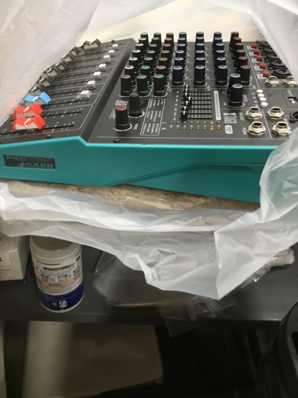 Photo 1 of ***NOT FUNCTION/PARTS ONLY***

XTUGA TS7 Professional Audio Mixer Sound Board Console 7 Channel with 7-band EQ,Independent 48V Phantom Power Bluetooth USB Interface Recording for Studio/DJ Stage/Party