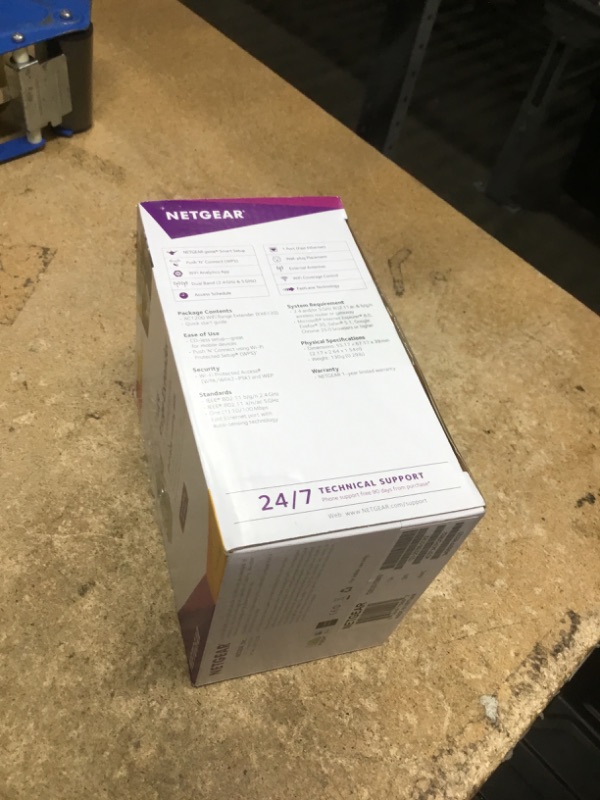 Photo 1 of (USED/FAIR) NETGEAR Wi-Fi Range Extender EX6120 - Coverage Up to 1500 Sq Ft and 25 Devices with AC1200 Dual Band Wireless Signal Booster & Repeater (Up to 1200Mbps Speed), and Compact Wall Plug Design, White