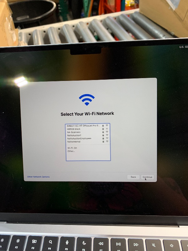 Photo 1 of ***(ITEM TURNS ON/ UNABLE TO TEST FURTHER)*** Apple 2025 MacBook Air 13-inch Laptop with M4 chip: Built for Apple Intelligence, 13.6-inch Liquid Retina Display, 16GB Unified Memory, 256GB SSD Storage, 12MP Center Stage Camera, Touch ID; Sky Blue