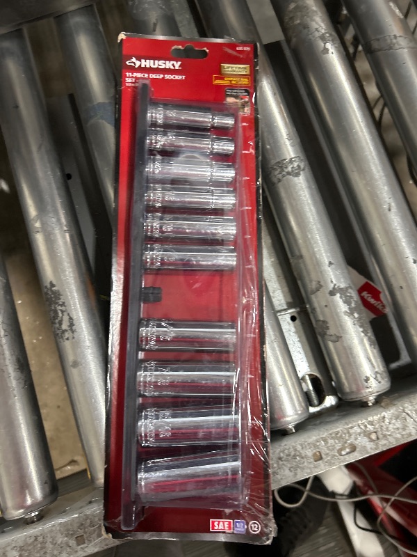 Photo 1 of 1/2 in. Drive SAE Deep Socket Set (11-Piece)