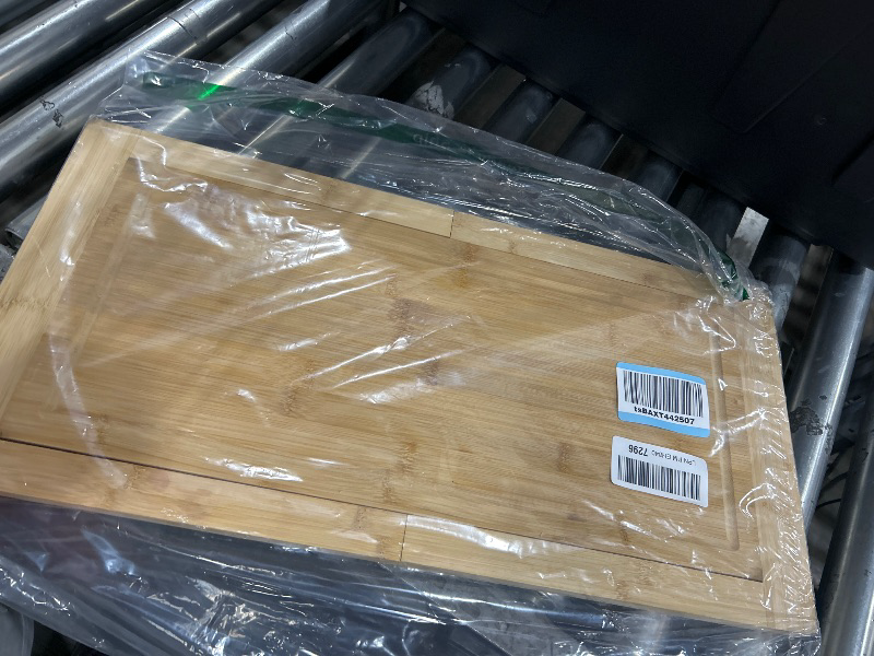 Photo 1 of [2024 UPGRADE] Hifybaty Over The Sink Cutting Board - Expandable Cutting Board Over Sink, Bamboo Cutting Boards with Juice Groove, Kitchen Sink Cutting Board