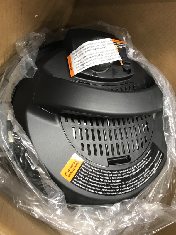 Photo 1 of Instant Pot Pro 10-in-1 Pressure Cooker, Slow Cooker, Rice/Grain Cooker, Steamer, Sauté, Sous Vide, Yogurt Maker, Sterilizer, and Warmer, Includes App With Over 800 Recipes, Black, 6 Quart