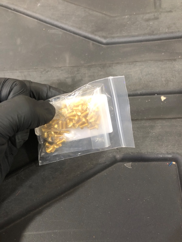 Photo 1 of 50pcs M3 12.9 Screws Allen Screw Hex Socket Button Head Cap Screws Hexagon Bolts Gold (6mm)