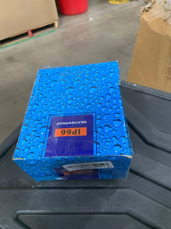 Photo 1 of 15A GFCI Outdoor Electrical Outlet Box, Hilictokt IP66 Waterproof & Lockable Enclosure, NEMA 5-15 Rated with Double Socket – Ideal for Gardens, Yards, Sports Fields (UL Listed)