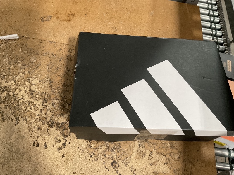 Photo 1 of (used/fair) (size 7) adidas Lite Racer Adapt 7.0 Sneaker, White/Black/Black, 7 US Unisex Big Kid