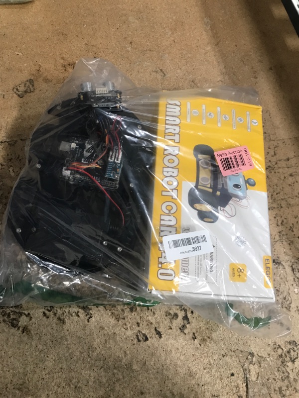 Photo 1 of ELEGOO UNO R3 Smart Robot Car Kit V4 for Arduino Robotics for Kids Ages 8-12 12-16 STEM Science Kits Coding Gifts for 8 9 10 11 12 13 14 15 16 Year Old Boys Girls Teens Cool Engineering Building Toys