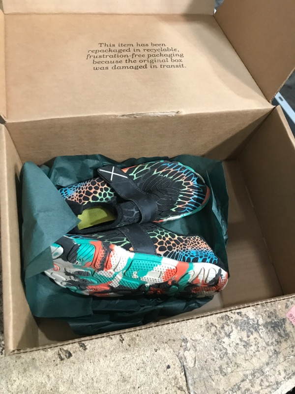 Photo 1 of ATHMILE Kids Water Shoes Boys Girls Water Shoes Quick Dry Barefoot Beach Sports Swim Pool Summer Shoes 2.5 Big Kid Black Cobweb