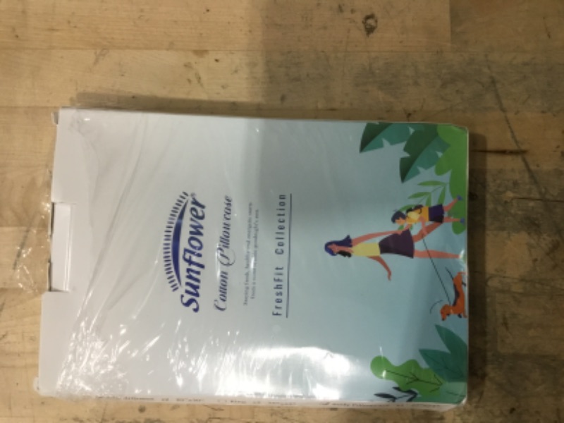 Photo 1 of **CASE ONLY** Sunflower Body Pillowcase 100% Cotton Long Pillow Cover/Case Envelope Closure 1 Pack, 21×54 inches Frost Gray, Soft and Breathable