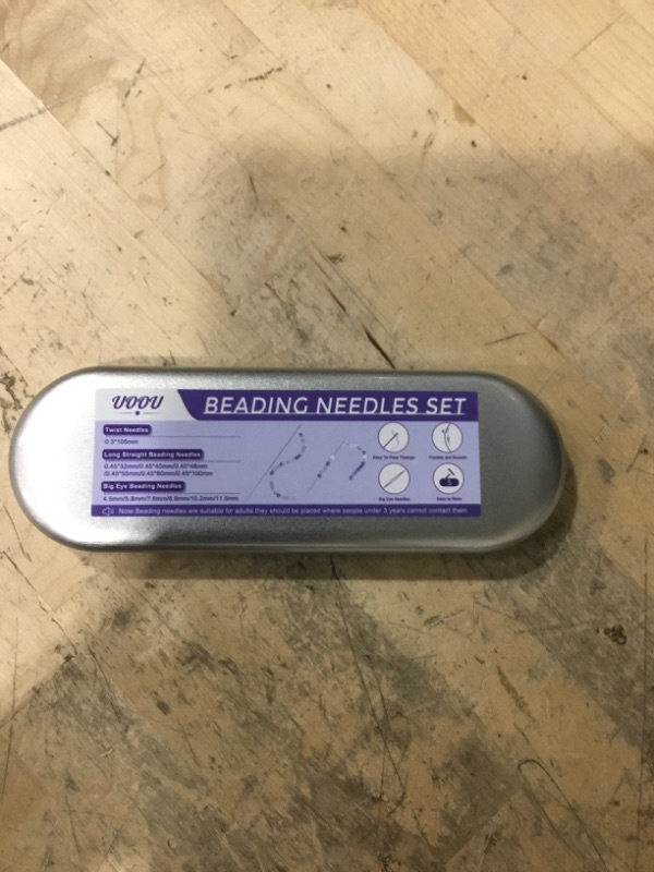 Photo 1 of 86 Pcs Beading Needle Set,6 Sizes Big Eye Seed Bead Needles,Long Straight Beading Needle,Twist Beading Needles,Flexible Needle for Beads for Jewelry Making