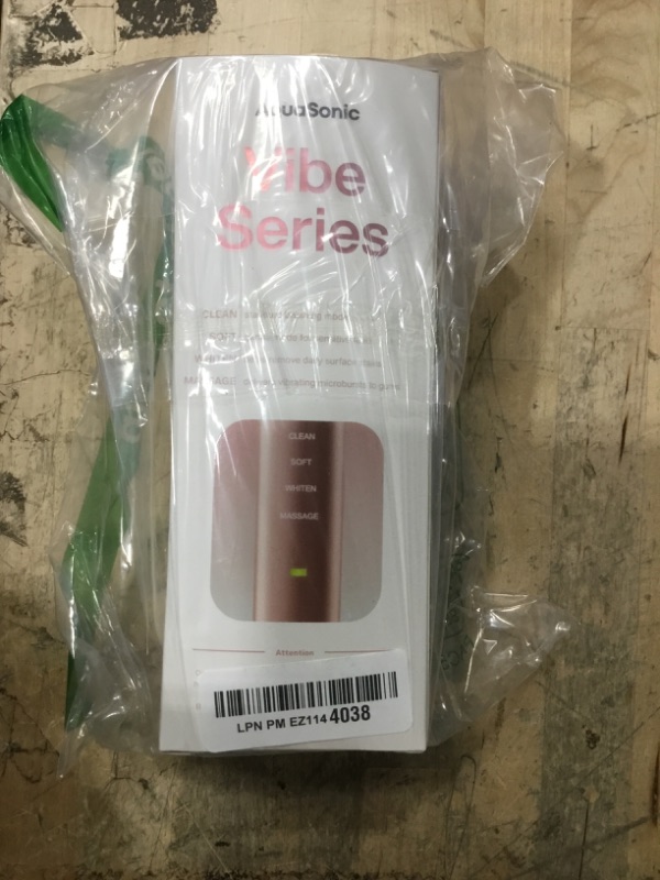 Photo 1 of Aquasonic Vibe Series Ultra-Whitening Toothbrush – ADA Accepted Electric Toothbrush - 8 Brush Heads & Travel Case – 40,000 VPM Motor & Wireless Charging - 4 Modes w Smart Timer – Satin Rose Gold