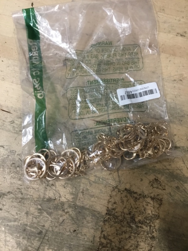 Photo 1 of 20sets Golden Lobster Claw Clasps Hook with Flat Split Keychain Ring with Swivel Trigger Clip with Little Lobster Clasp for DIY Craft Jewelry Making