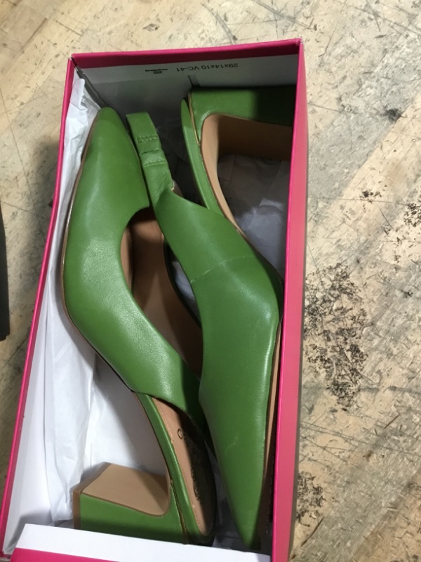 Photo 1 of **** VIEW PHOTO NOT SAME AS STOCK****     Vince Camuto Women's Emmla Heeled Sandal, Lizard Green, 9.5