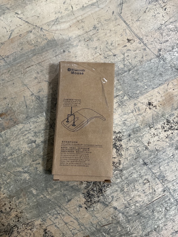 Photo 1 of Bluetooth Arc Touch Mouse Foldable Slim and Portable Mini Wireless Computer Travel Mouse Folding Optical Mice for Microsoft Laptop Notebook Tablet - Black