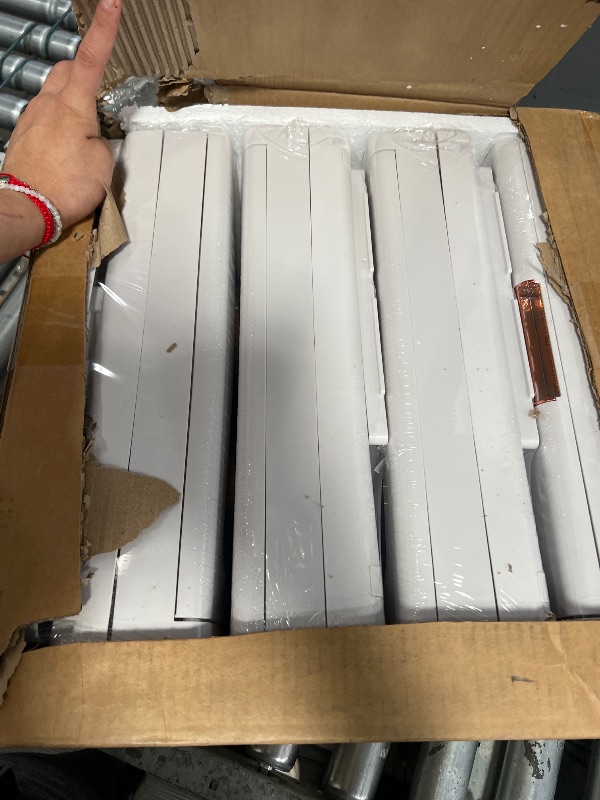 Photo 1 of VECELO 4-Tier Plastic Tall Narrow Storage Cabinet with Movable Wheels, Adjustable Shelves, Magnetic Doors, Slim Bathroom Organizers and Storage for Small Space, Bathroom, Kitchen, Laundry, White