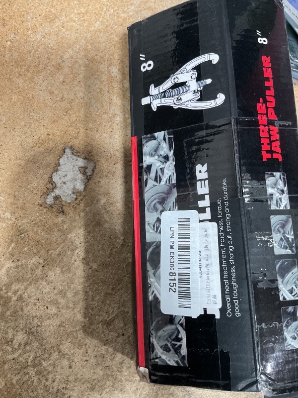 Photo 1 of **Parts Only**TIANAOKEJI 3-Jaw Gear Puller, 2/3-Jaw Puller with Reversible Jaws for Removal of Pulley Flywheel Bearing Puller Tool Separate Lifting Device (8inch)