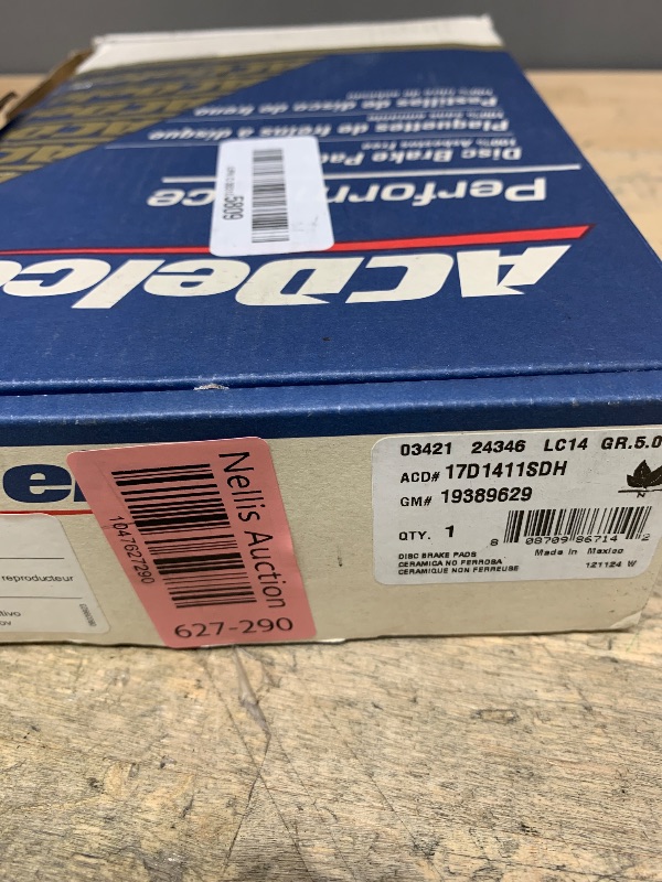 Photo 1 of ACDelco Gold 17D1411SDH Performance Ceramic Disc Brake Pad Set